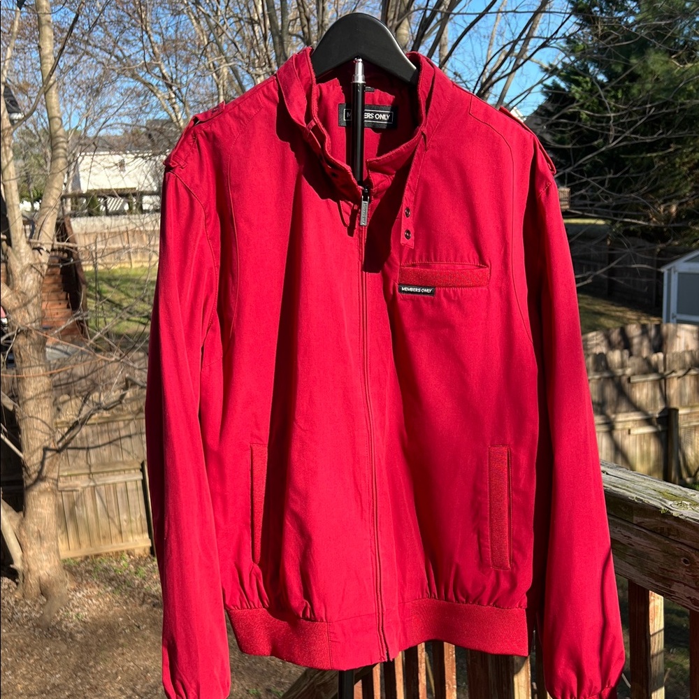 Members Only Vibrant burgundy Jacket